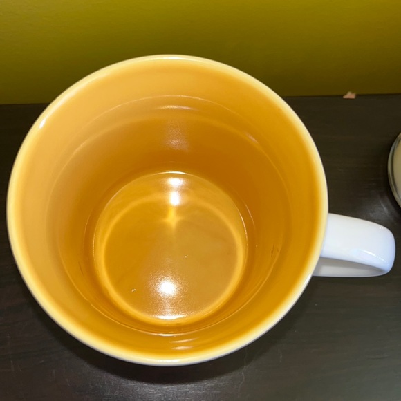 Starbucks 2005 Coffee Mug Kenya Africa Arabia Map Elephant 16 oz Tea Cup Yellow - Picture 3 of 10